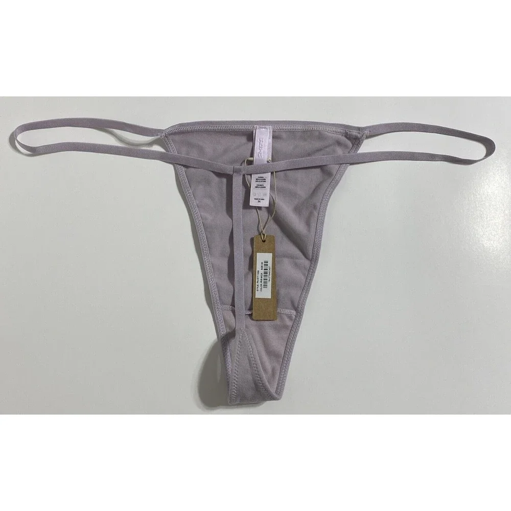 SKIMS Fits Everybody T-string Thong Women's 3X Iris Mica Purple G-string NEW - Picture 2 of 12